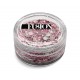 Paillettes roses holographiques pour le visage
