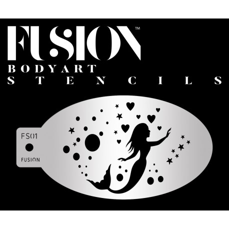Makeup stencils pour facepainting