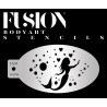 Makeup stencils pour facepainting