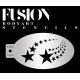 Pochoir de maquillage pluie d'étoiles Fusion
