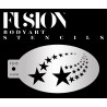 Pochoir de maquillage pluie d'étoiles Fusion
