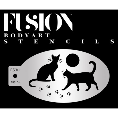 Stencil pour grimage chat