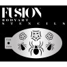 Chablon pour maquillage araignée et sa toile