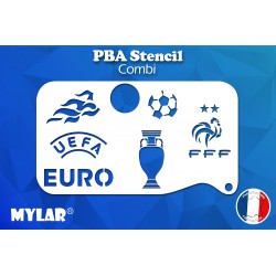 Pochoir maquillage UEFA Euro