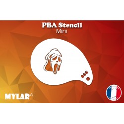 Pochoir maquillage d'Halloween motif Scream