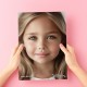 Support d'entrainement plastifié A4 visage d'enfant Wabbyfun