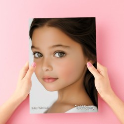 Planche pour pratiquer le face painting pour droitier