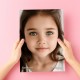 Planche visage pour s'exercer au maquillage marque Wabbyfun