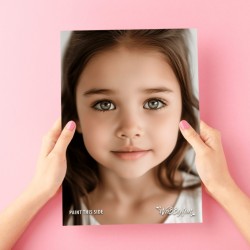 Planche visage pour s'exercer au maquillage marque Wabbyfun
