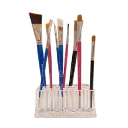 Organisateur de pinceaux de maquillages avec trous de rangements