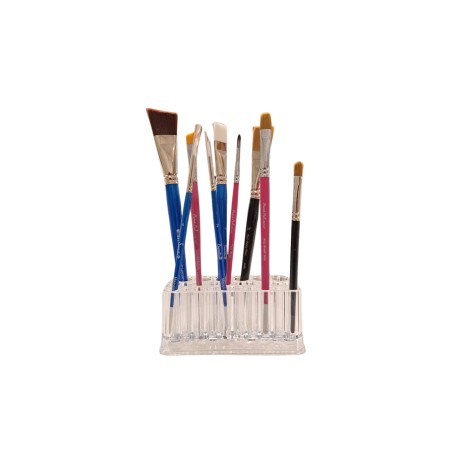 Organisateur de pinceaux de maquillages avec trous de rangements