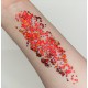 Gel pailleté rouge DROP DEAD RED Pixie Paint Amerikan Body Art