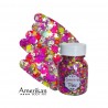 Pixie gel paillettes rose fluo VALLEY GIRL Amerikan Body Art