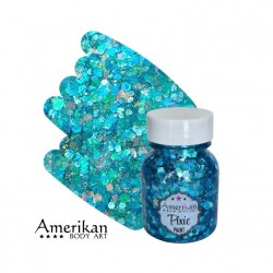 Amerikan Body Art Pixie Paint "Blue Monday"