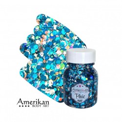 gel paillette maquillage  "midnight blue " Pixie Paint amerikan body art  maquillages magiques