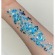 gel paillette maquillage  "midnight blue " Pixie Paint amerikan body art  maquillages magiques