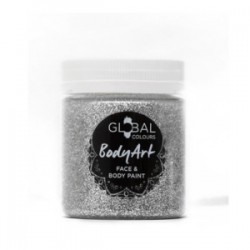 Peinture aérographe liquide argent avec paillettes