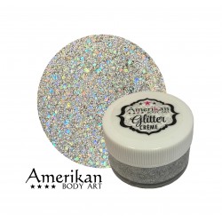 Paillettes crème argentée Amerikan BodyArt