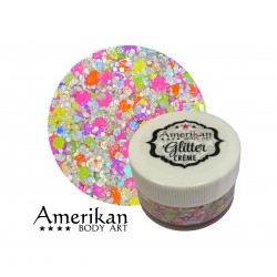 Paillettes professionnelles crème UV facile à appliquer sur la peau