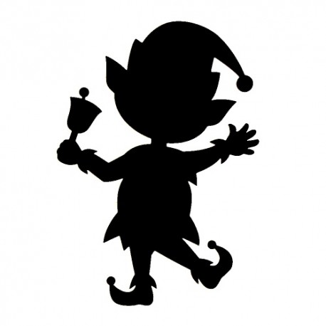Pochoir pour tatouage Lutin de Noël n°814