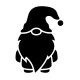 Pochoir pour tatouage Gnome de Noël n°815