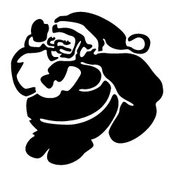 Pochoir tattoo Père Noël n°822