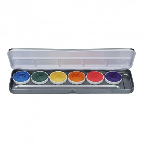 Palette de Maquillage à l'Eau - Couleurs Professionnelles pour Face Painting - Maquillage Artistique