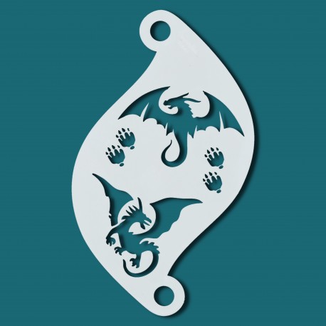 Pochoir pour Maquillage Enfant en plastique réutilisable