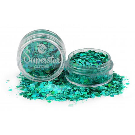 Laser Turquoise Chunky Mix Paillettes
