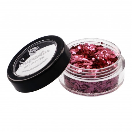 Paillettes mixtes biodégradables Rose