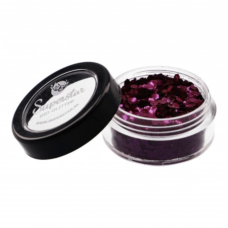 Paillettes mixtes biodégradables Fuchsia
