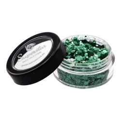 Paillettes mix cosmétiques biodégradables verte