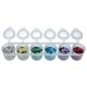 Chunky paillettes glitter Bio Mix 6 pack