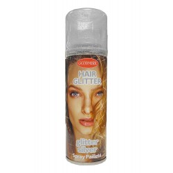 Spray Paillette Cheveux Argenté - Hair Glitter Silver