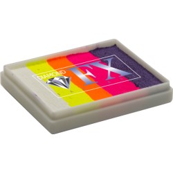 Diamond FX rainbow cake face painting