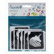 Pochoirs Tatouages Pailleté Licorne - Lot de 12 pièces stencils enfants
