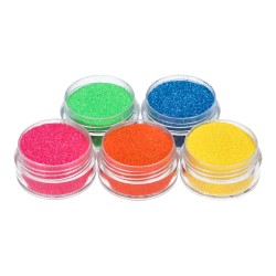 Paillettes fines Fluorescentes UV pour tatouages temporaires à paillettes