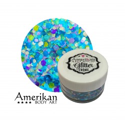 Baume de paillettes crème visage et corps - Amerikan BodyArt