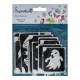 Set de 24 pochoirs pour tatouages paillette Halloween - Superstar