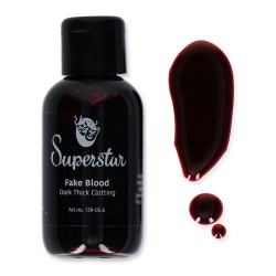 Faux sang Halloween épais foncé effet coagulé 50ml - Superstar