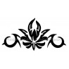 Fleur Uoma pochoir tatouage temporaire tribal  Ybody 32400
