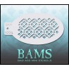 Pochoir maquillage baroque Bams BadAssStencils 1024