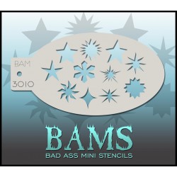 Bad Ass iStencils Design bam3010 maquillages-magiques