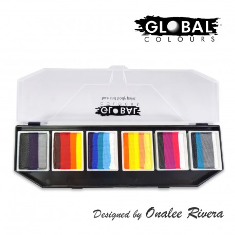 Global Colours Hero Power Onalee Rivera palette maquillage One-Stroke