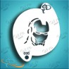 Pochoir Iron man Diva Stencils 696
