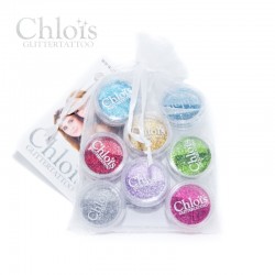 Chloïs Glitter Mini's Light - 8 couleurs de paillettes