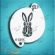 Pochoir de Pâques Bunny Egg de Diva Stencils