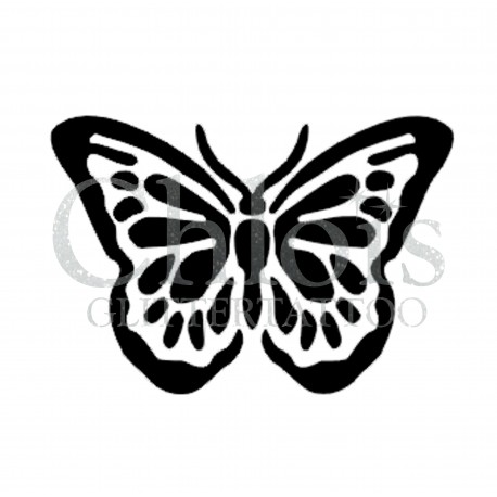 Papillon Bold n°2012 pochoir pour tatouage temporaire