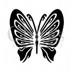 Papillon Saskia n°2015 pochoir pour tatouage temporaire
