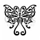 Papillon Steffie n°2017 pochoir pour tatouage temporaire